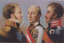 Russia, Prussia and Austria sign the Holy Alliance