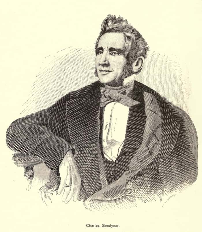 Charles Goodyear gets rubber patent