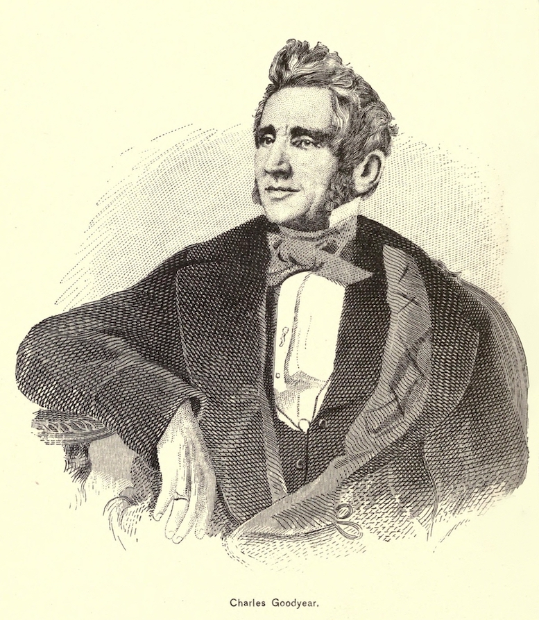 Charles Goodyear gets rubber patent