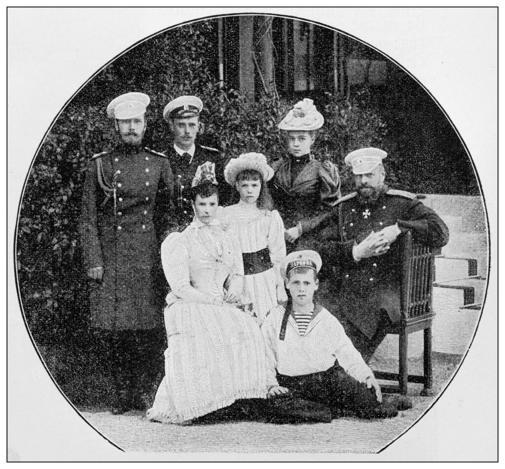 Tsar Nicholas II of Russia enacts reforms to improve the conditions of workers (although they don't stop the country's disorder)