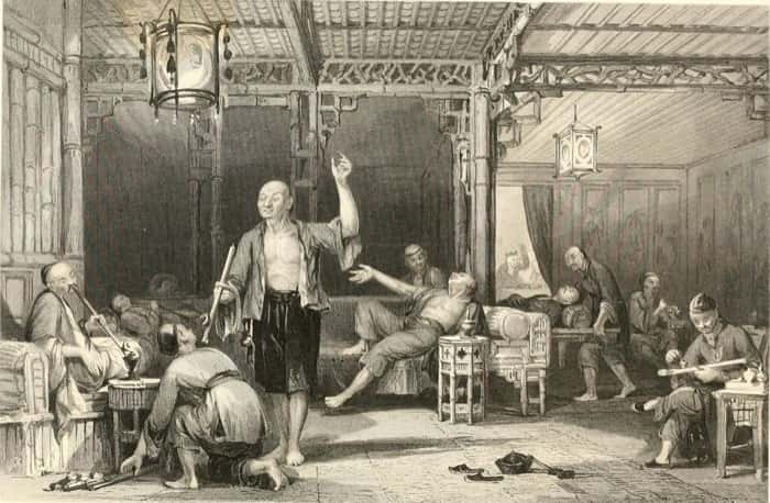 China prohibits the opium trade