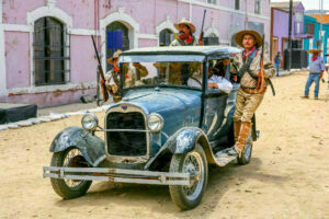In retaliation for President Woodrow Wilson's recognition of the Carranza government, members of Pancho Villa's revolutionary army take 17 US mining engineers from a train and shoot 16 of them in cold blood