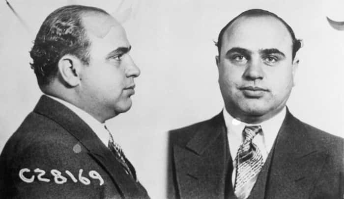 Al Capone is sentenced to prison