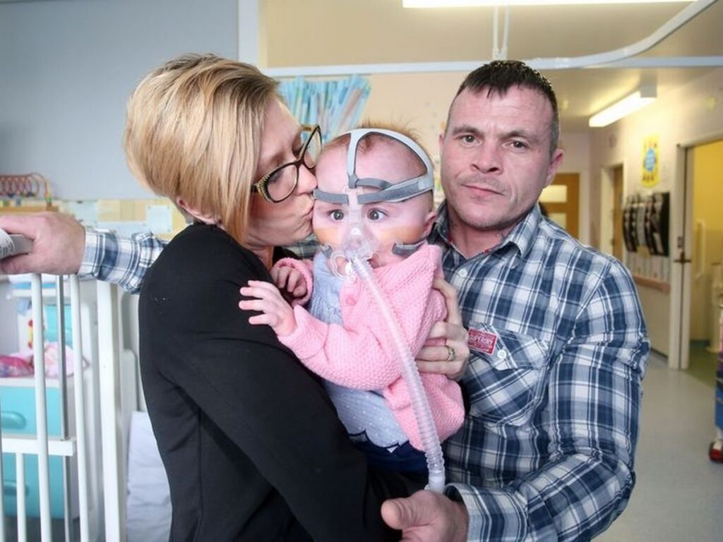 Vanellope Wilkins becomes first baby to survive birth with heart outside her body