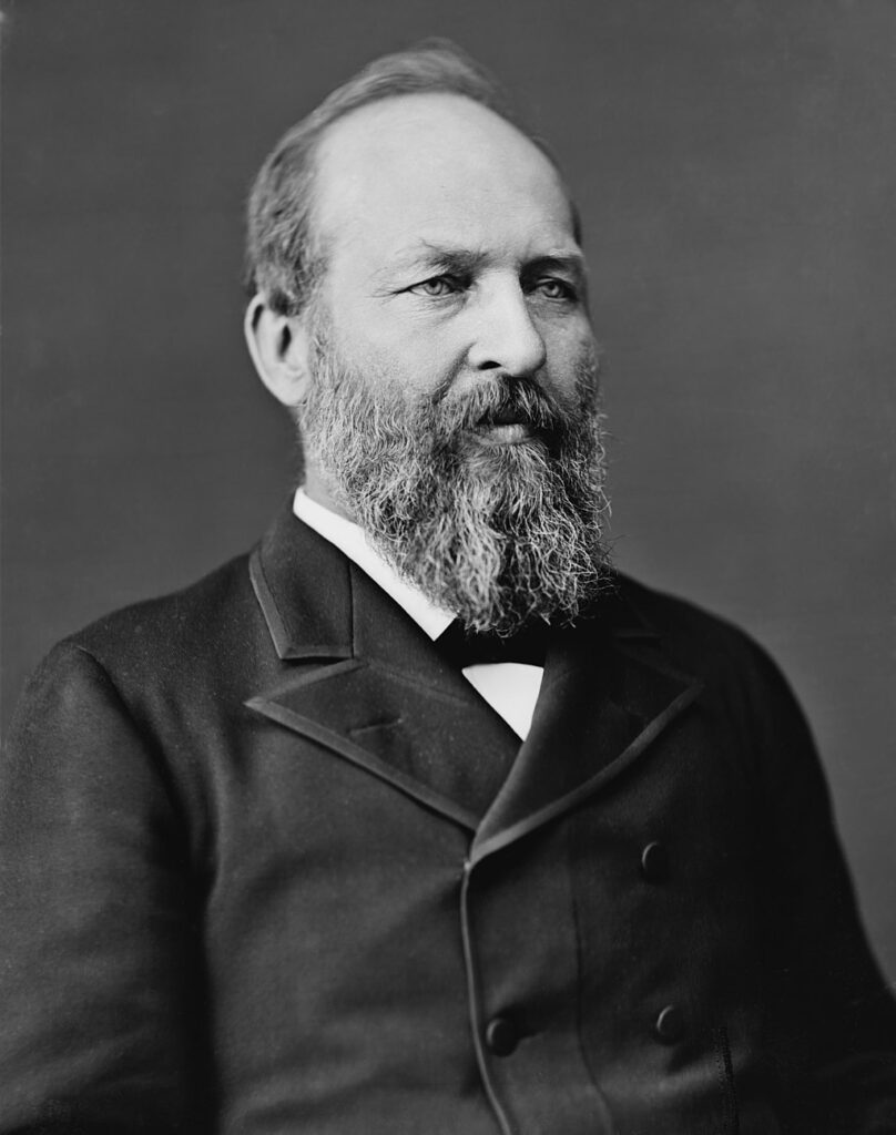20th President – James Garfield Shot Twice