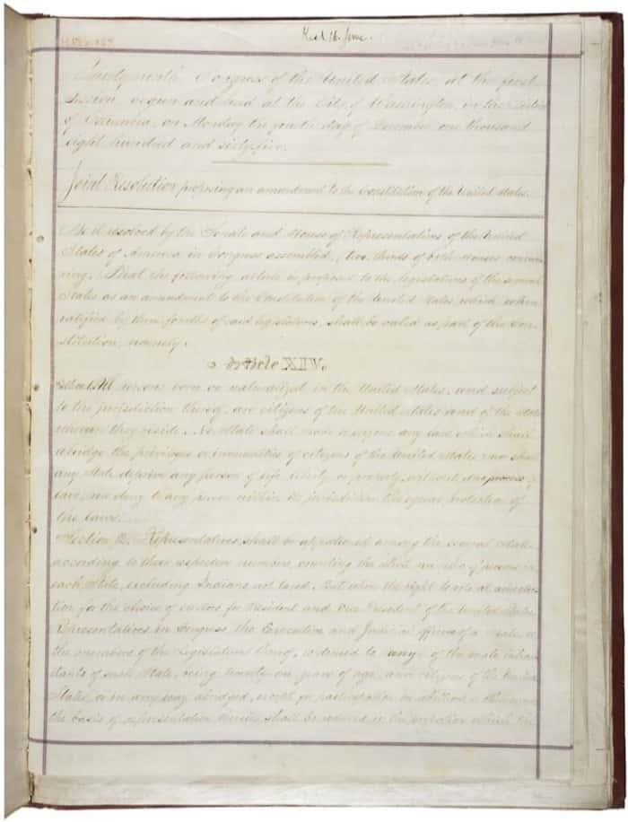 The 14th Amendment is Ratified