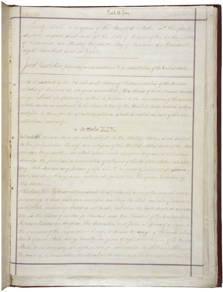 The 14th Amendment is Ratified