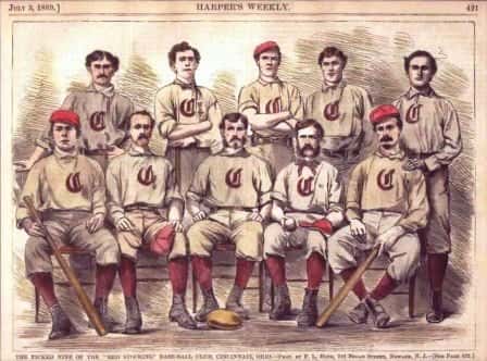 Cincinnati Red Stockings Become First Professional Baseball Team