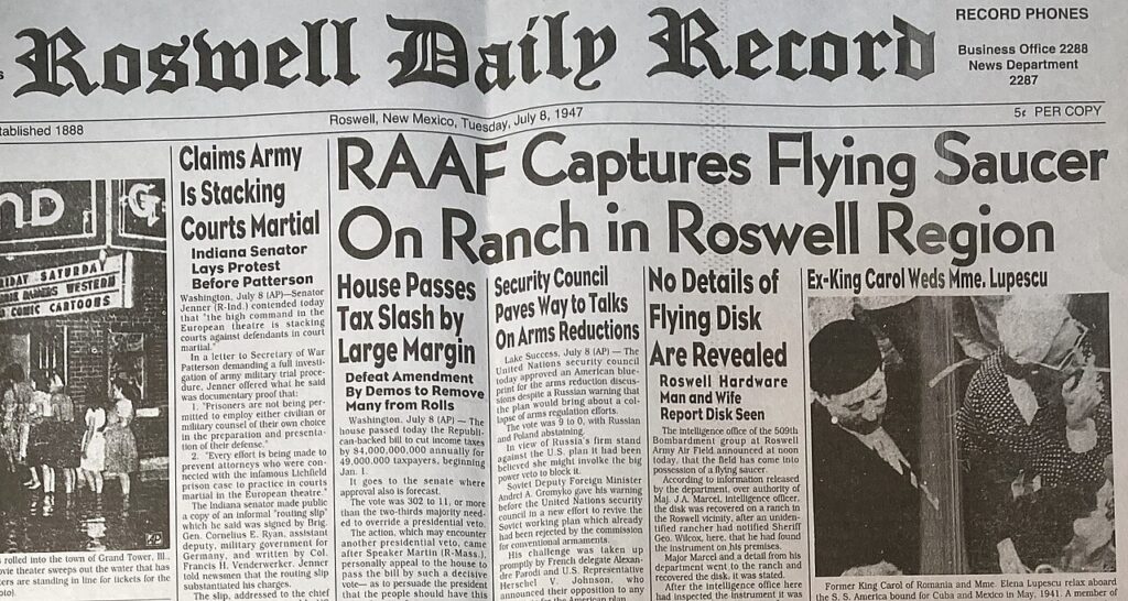 The Mysterious Roswell Event